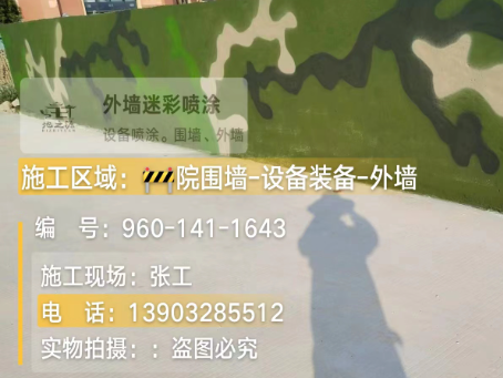 佳木斯 迷彩漆喷涂价格（按平方米计费）